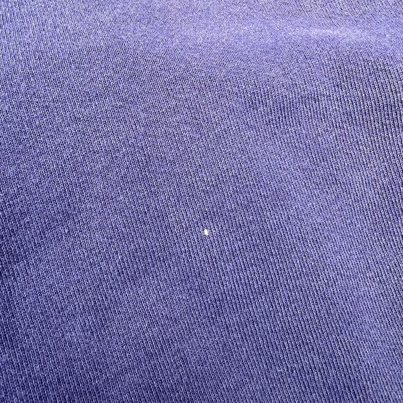 Vintage LL Bean Russell Athletic Single V Neck Blue Blank Sweatshirt Essential L - Picture 8 of 9